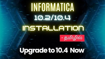 How to install Informatica PowerCenter 10.2 /10.4 on windows TAMIL | Informatica 10.2 installation