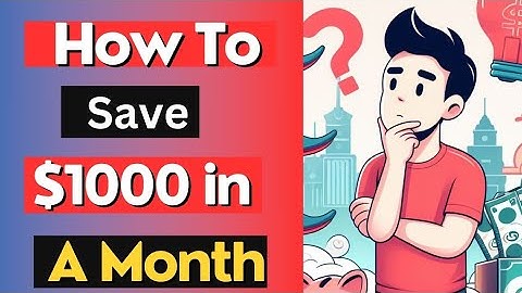 Looking to Save $1000 in 30 Days? Here