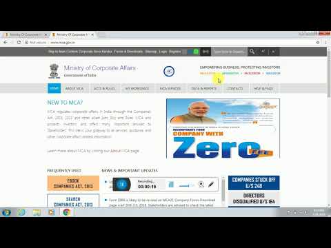 HOW TO GET DETAILS OF COMPANY AND DIRECTORS  FROM MCA PORTAL BY CS RAMANDEEP SINGH(CYBER LAWYER)