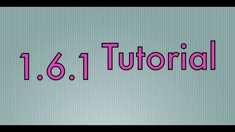 Minecraft 1.6.1 Tutorial | How to install Resource packs and Mods (Link to Faithful Resource Pack)