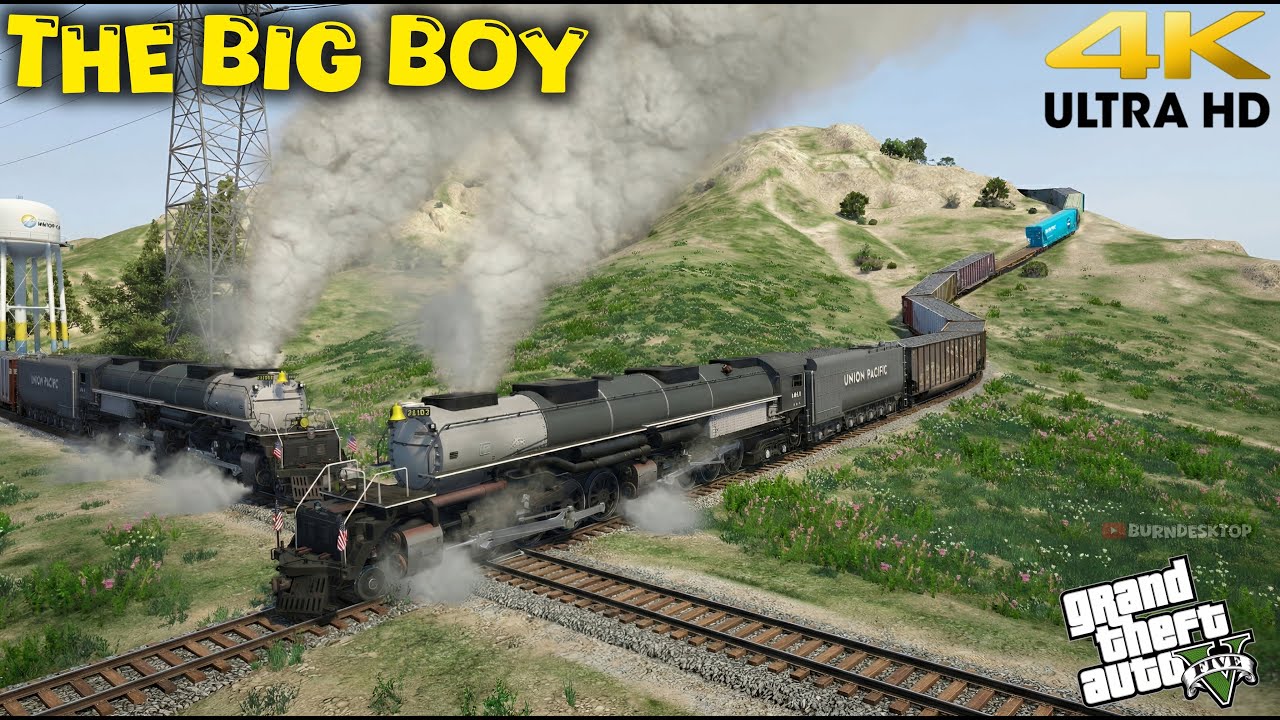 The Big Boy Runs on Roads in GTA V! Massive Destruction, Highway Chaos & 5-Star Army Chase