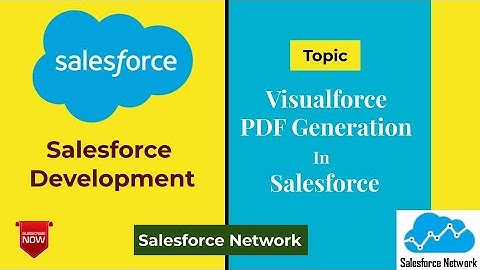 Day 15 Visualforce PDF generation in Salesforce || Salesforce Network