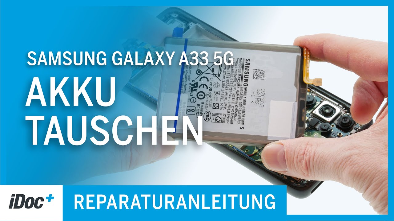 Samsung A3 2016 Akku Lädt Nicht Mehr Samsung Galaxy A33 5G – Akku austauschen [Reparaturanleitung