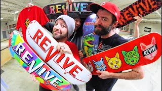 BEST NEW SKATEBOARDS WE'VE EVER MADE! / ReVive Skateboards Winter 2019