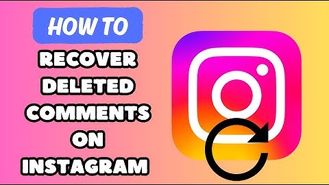 How To Recover Deleted Comments on Instagram (Easy)