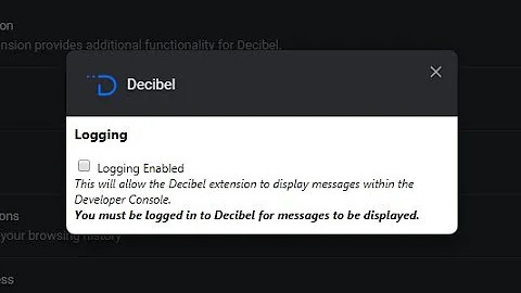Decibel Insight Implementation - Part I  -  How to install and use debugging extensions