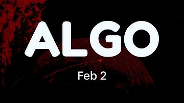 24. Algorand ALGO Technical Analysis (2 Feb 2022)