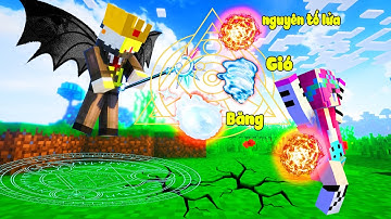 ONE TRỞ THÀNH VUA RỒNG SỬ DỤNG ĐƯỢC NHỮNG NGUYÊN TỐ SIÊU VIP TROLL NOOB YETI TRONG MINECRAFT