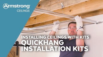 Installing Ceilings with QUICKHANG Installation Kits | Armstrong Ceilings for the Home