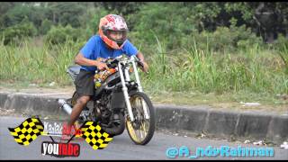 Ramenya!! setingan Kawasaki ninja drag bike Yogyakarta Racing indonesia