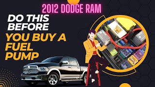 2012 Dodge Ram 1500 | Bypass the fuel pump | Start no Crank? Here is why