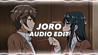 joro - wizkid [audio edit]