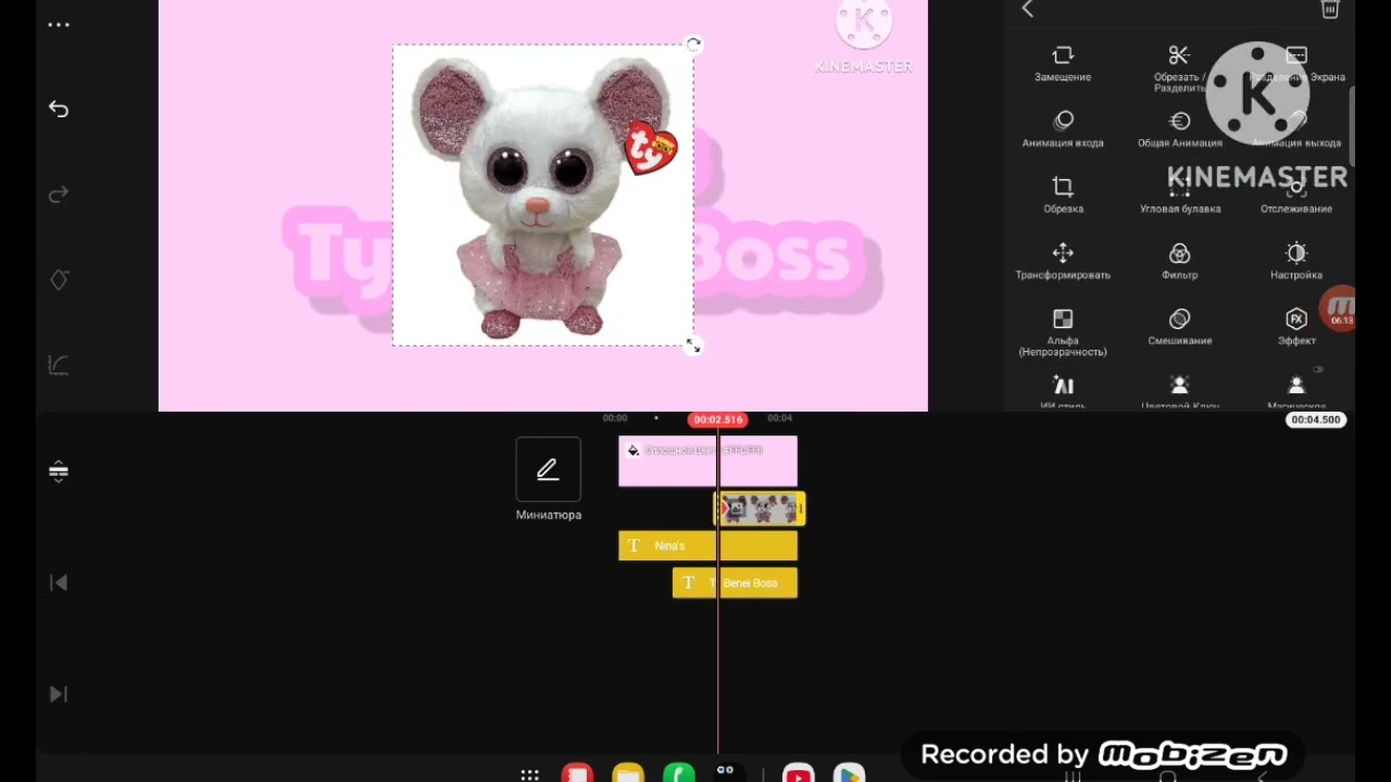 Nina's Ty Benei Boss Speedrun KineMaster Be Like Speed 