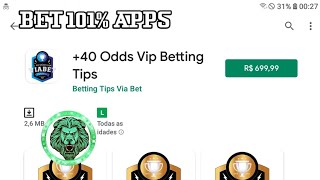 +40 Odds Vip Betting Tips APP NO VALOR DE 700 REAIS DE GRAÇA🎁 screenshot 4