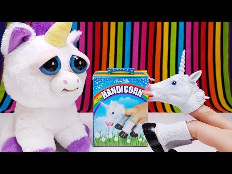Unicorn Toys 🦄 Handicorn VS Feisty Pet 🌈 Funny Toy Film for Kids