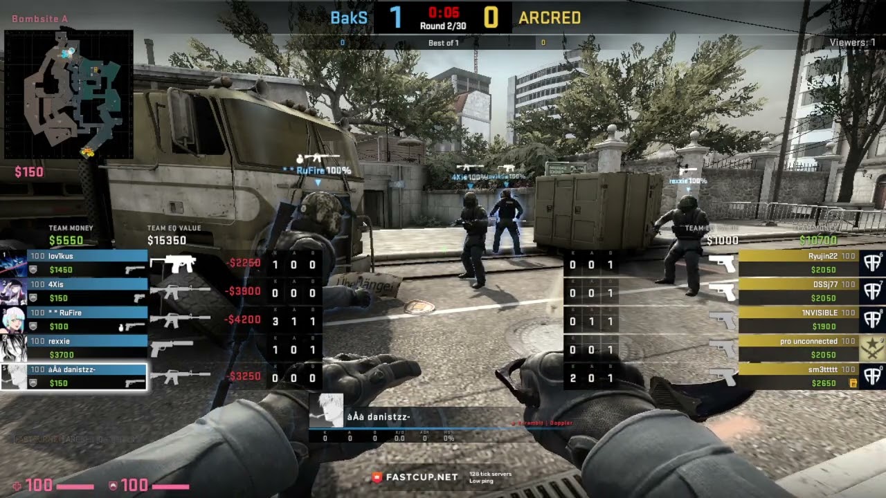 🔴 ARCRED vs BakS eSports | FASTCUP Grand Tour #2 | bo1 @liarcsgo