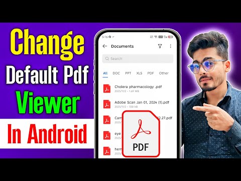 How to change default pdf viewer in android | change default pdf viewer android | change pdf viewer