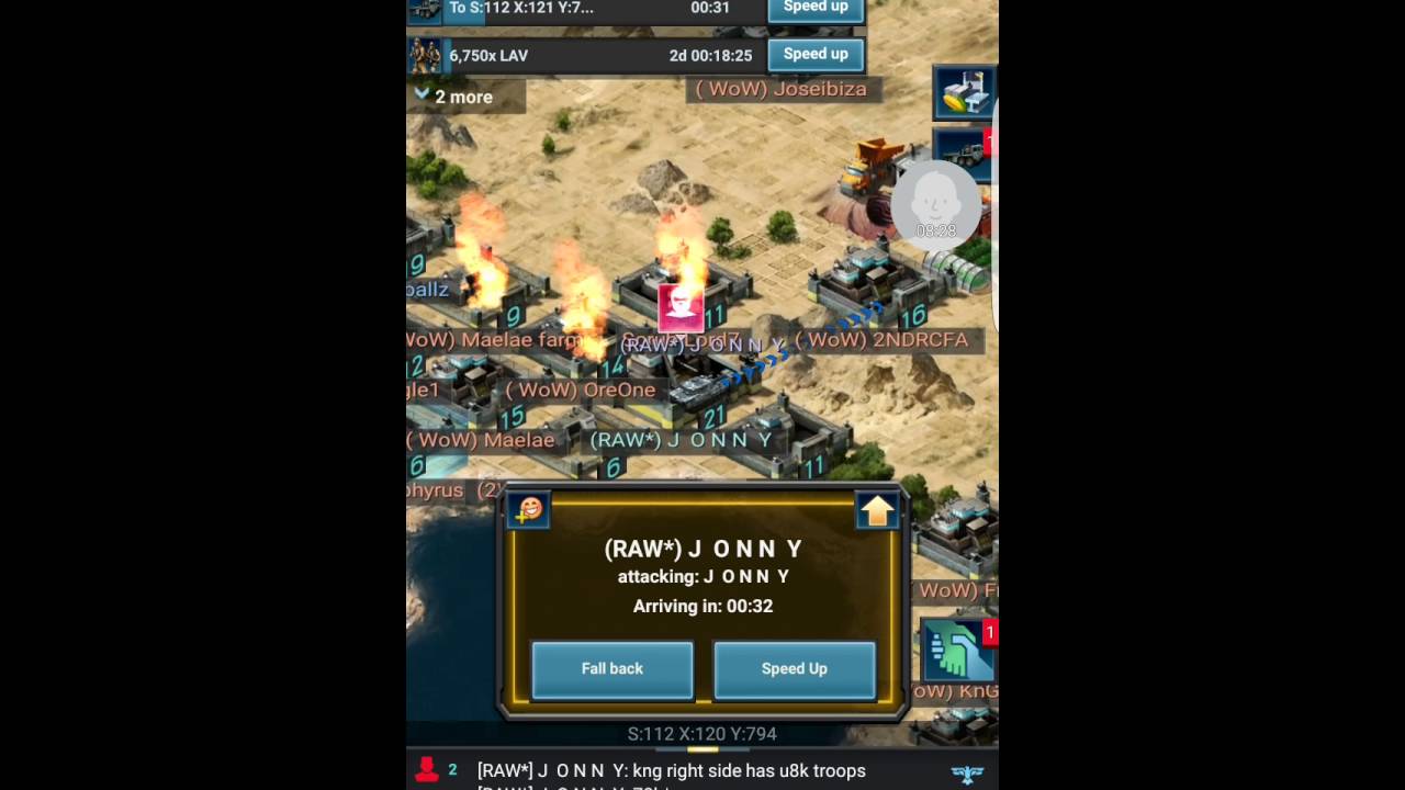 Mobile strike ATTACKING