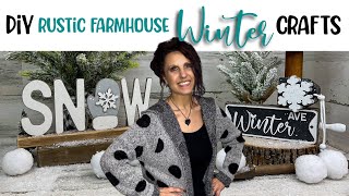 Let’s Make Some Winter Craft Fun! | DIY Rustic Farmhouse Winter Crafts | DIY Winter Craft Dupes 2025