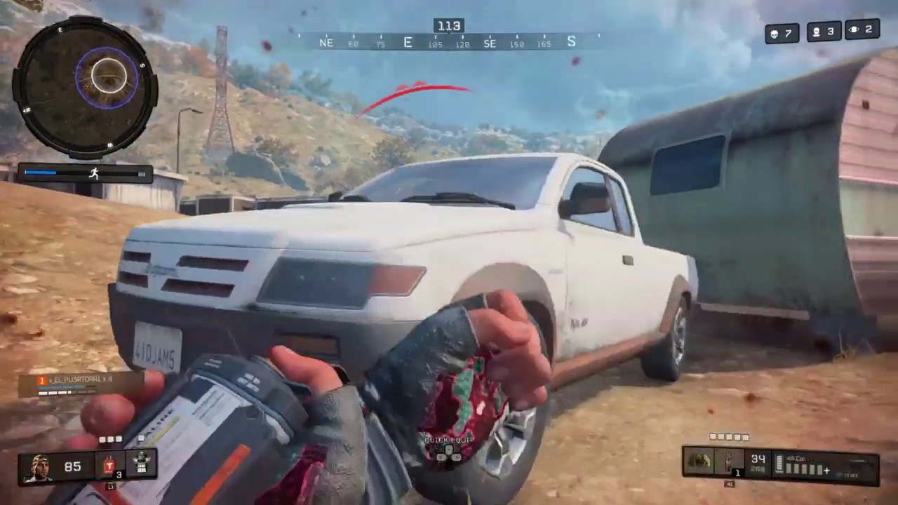 Solo win Blackout 9 kills,crazy atv dodge