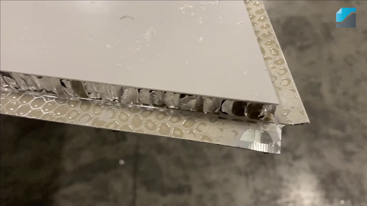 Honeycomb facade panels - Larcore panels / English video