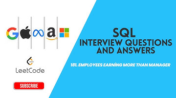 💼 SQL Interview Question | Employee Earns MORE Than the Manager | SQL Self Join | LeetCode 181