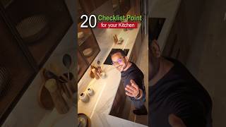 20 Checklist points for your Kitchen.