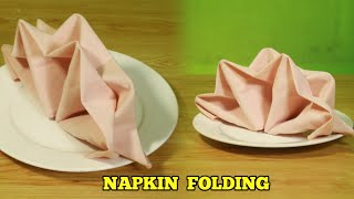 DOUBLE STAR TABLE NAPKIN FOLDING #TUTORIAL