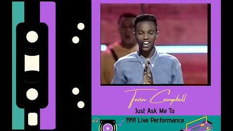 Tevin Campbell - Just Ask Me To 1991