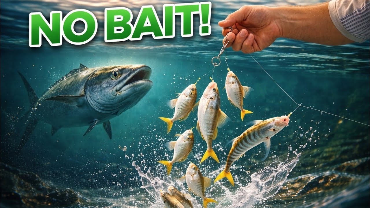 Fish Sec No Bait Needed! Catch 10 Live Baits in Sec & Giant Fish (Full Guide ...