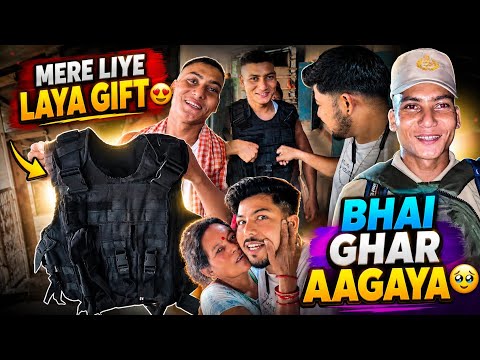 Finally Police Bhai Ghar Aagaya 🥺 || Mere Liye Laya Gift 😱 || Ghar Me Khushi Ka Mahaul Hai ☺️