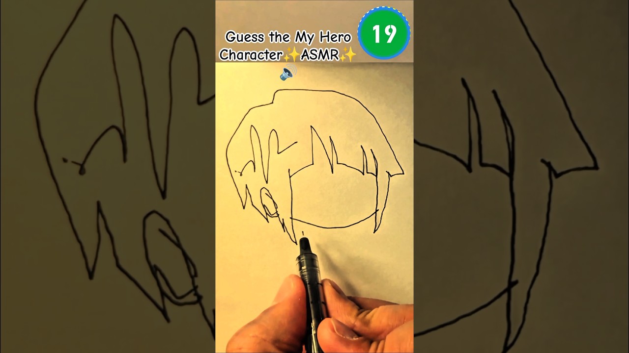 Part 2! Under 30 seconds can you guess the MHA character from asmr drawing? $mha 