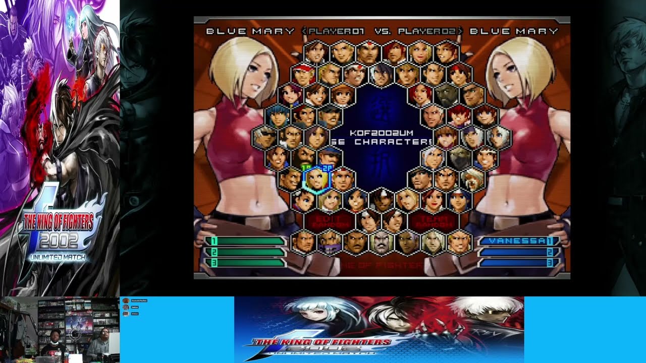 Geeks On The Side Play: KOF 2002 Unlimited Match Part 1
