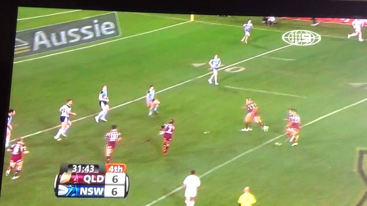 Justin hodges State of origin jump try