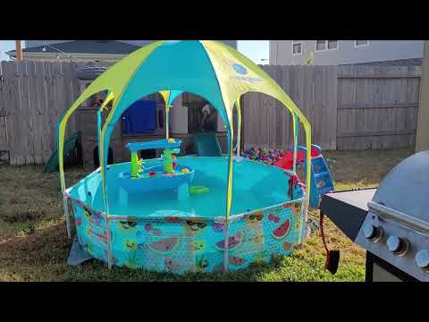 Anypro Bestway Splash in Shade Play Pool - Easy Installation and Family Fun! SP 717
