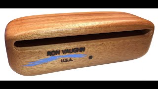 VAUGHNCRAFT ヴォーンクラフト ウッドブロック W-3、W-4 Ron Vaughn Woodblock - #2 - North American Walnut | Steve Weiss Music