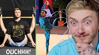 Reacting to Men's 'RHYTHMIC' Gymnastics! { My 'REDDIT' debut }