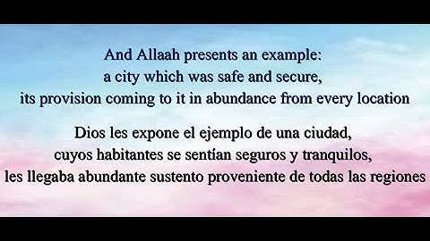 Surah An-Nahl [Las Abejas]: 112-113 | Abdur-Rahman Mossad | سورة النحل ١١٢-١١٣ | عبد الرحمن مسعد