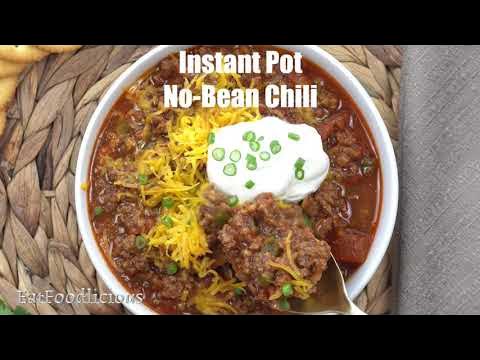 EASY Instant Pot Chili [step by step VIDEO] - The Recipe Rebel