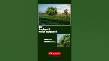 How to Remove Fringes Around Trees in photoshop 2020 | #shorts