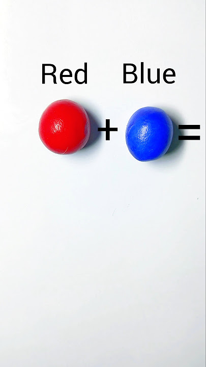 Campuran warna merah dan biru yang memuaskan #shorts #asmr #colors #colormixing #oddlysatisfying