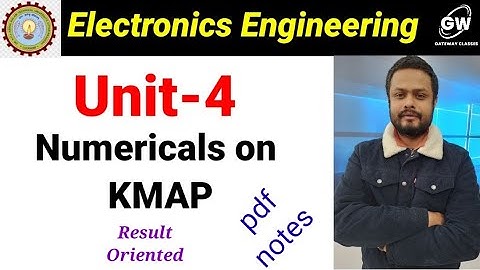 Lec-7 I KMAP I Unit-4 I Electronics Engg. I by Abhishek Aman Sir