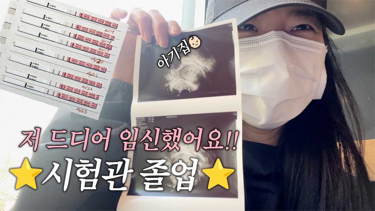 VLOG 시험관 4차 성공💉피검사결과,10kg증량,아기집 확인까지 1년같은 일주일🔥