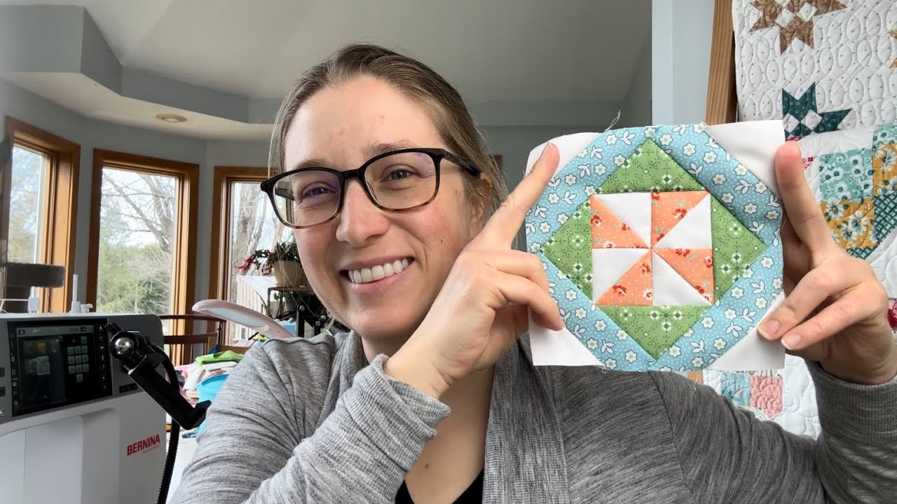 Block 45- 2024 Scrappy Sampler Mystery Block of the Week - YouTube