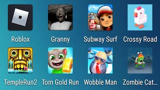 Roblox,Granny,Subway Surfers,Crossy Road,Temple Run 2,Tom Gold Run,Wobble Man,Zombie Catchers screenshot 5