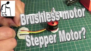 Brushless Motor = Stepper Motor?
