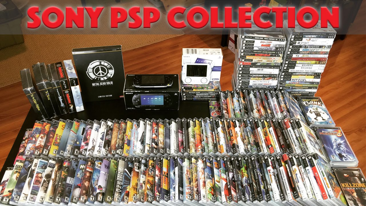 Sony PSP Collection 2016 - 160+ Games & Multiple Systems ...