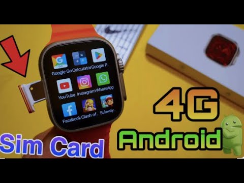 Cómo colocar un chip o sim card en un #smartwatch serie 8 ultra caso DW88  ultra 