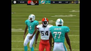 Madden Mobile Dolphins vs Browns