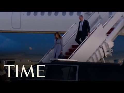 Melania Trump's Plane Was Forced To Return To Washington After Smoke Filled The Cabin | TIME